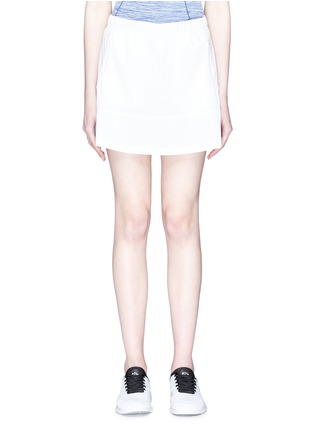 Main View - Click To Enlarge - CALVIN KLEIN PERFORMANCE - Perforated hem mini skirt