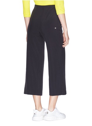 Back View - Click To Enlarge - CALVIN KLEIN PERFORMANCE - Stripe outseam performance culottes