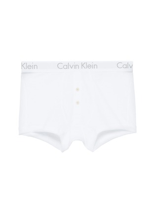 Main View - Click To Enlarge - CALVIN KLEIN UNDERWEAR - 'Body' logo button fly boxer briefs