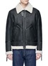 Main View - Click To Enlarge - JASON DENHAM COLLECTION - 'Sky Aviator' sheepskin leather jacket