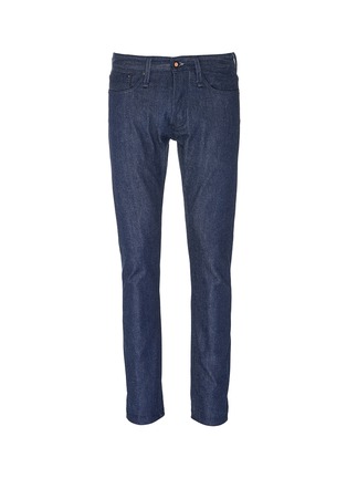 Main View - Click To Enlarge - JASON DENHAM COLLECTION - 'Razor' slim fit selvedge jeans