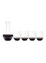 RIEDEL - O Cabernet/Merlot wine tumbler and Syrah decanter set