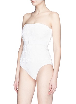 Figure View - Click To Enlarge - ZIMMERMANN - 'Lumino Daisy' floral appliqué one-piece swimsuit