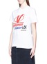 Front View - Click To Enlarge - VETEMENTS - Logo print patchwork T-shirt