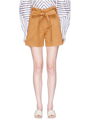 Main View - Click To Enlarge - SILVIA TCHERASSI - 'Sellian' belted paperbag shorts