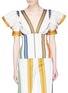 Main View - Click To Enlarge - SILVIA TCHERASSI - 'Turin' puff sleeve stripe top