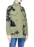Detail View - Click To Enlarge - ALICE & OLIVIA - 'Meta' guipure lace panel oversized twill parka