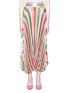 Main View - Click To Enlarge - ALICE & OLIVIA - 'Katz' sunburst pleated stripe maxi skirt