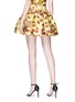 Back View - Click To Enlarge - ALICE & OLIVIA - 'Fizer' box pleat floral jacquard skirt