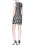 Figure View - Click To Enlarge - ALICE & OLIVIA - 'Clyde' floral guipure lace shift dress