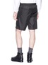 Back View - Click To Enlarge - JUUN.J - Patchwork zip outseam shorts
