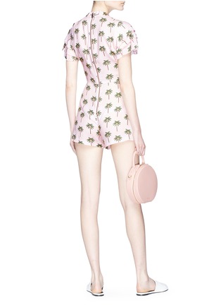 Figure View - Click To Enlarge - ALICE & OLIVIA - x Angelica Hicks 'Macall' palm tree print rompers