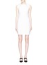 Main View - Click To Enlarge - ALICE & OLIVIA - 'Kristiana' faux pearl cutout shoulder sleeveless dress