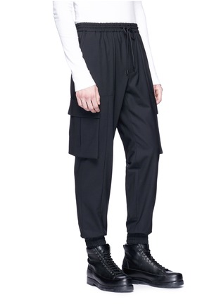 Front View - Click To Enlarge - JUUN.J - Tapered leg cargo jogging pants