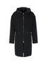 Main View - Click To Enlarge - JUUN.J - 'Construct' slogan photographic print hooded coat