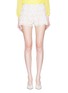Main View - Click To Enlarge - ALICE & OLIVIA - 'Marisa' floral guipure lace shorts