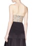 Back View - Click To Enlarge - ALICE & OLIVIA - 'Archer' sequin cropped camisole top