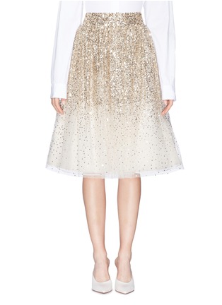 Main View - Click To Enlarge - ALICE & OLIVIA - 'Catrina' sequin tulle skirt