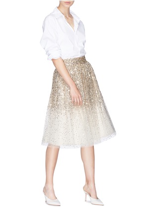 Figure View - Click To Enlarge - ALICE & OLIVIA - 'Catrina' sequin tulle skirt