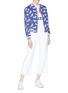 Figure View - Click To Enlarge - ALICE & OLIVIA - 'Lonnie' reversible unicorn print bomber jacket