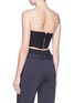 Back View - Click To Enlarge - GCDS - Logo strap bustier top