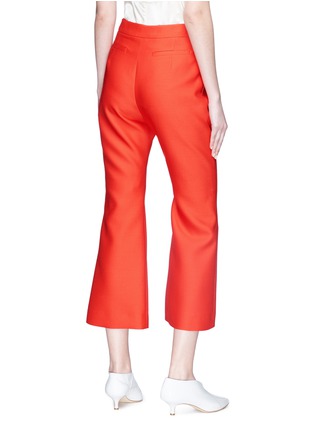 Back View - Click To Enlarge - 73437 - Cropped flared suiting pants