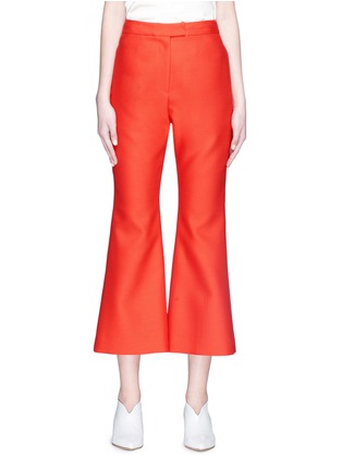 Main View - Click To Enlarge - 73437 - Cropped flared suiting pants