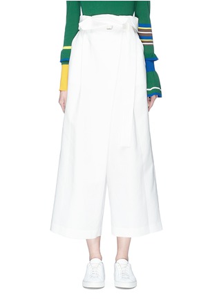 Main View - Click To Enlarge - ENFÖLD - Belted paperbag culottes