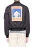 Back View - Click To Enlarge - JW ANDERSON - 'Baseball Card' appliqué unisex twill bomber jacket