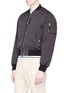 Front View - Click To Enlarge - JW ANDERSON - 'Baseball Card' appliqué unisex twill bomber jacket
