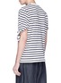  - JW ANDERSON - 'Breton Stripe' embroidered logo unisex T-shirt