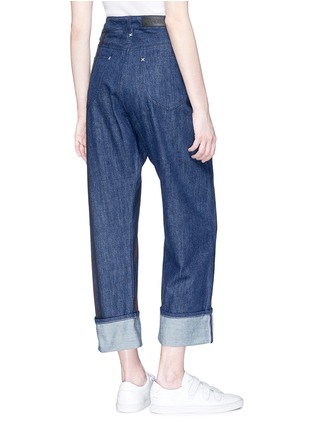 Back View - Click To Enlarge - JW ANDERSON - 'Florence' slogan print unisex jeans