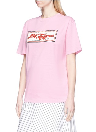 Front View - Click To Enlarge - JW ANDERSON - 'Florence' print unisex T-shirt