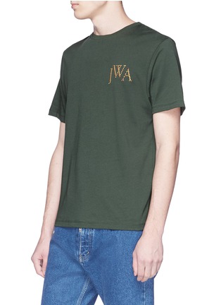 Detail View - Click To Enlarge - JW ANDERSON - Logo embroidered unisex T-shirt