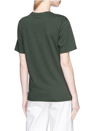 Back View - Click To Enlarge - JW ANDERSON - Logo embroidered unisex T-shirt
