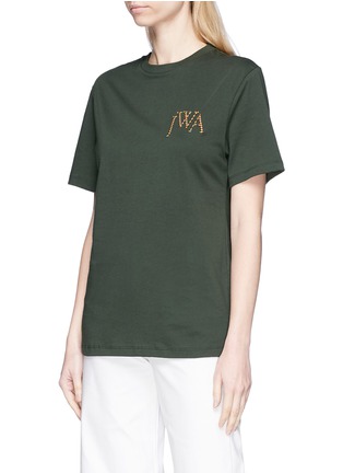 Front View - Click To Enlarge - JW ANDERSON - Logo embroidered unisex T-shirt
