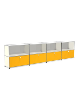 Main View - Click To Enlarge - USM - Double sideboard – White/Yellow