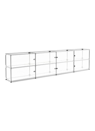 Main View - Click To Enlarge - USM - Modular glass storage rack – Clear