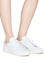 Figure View - Click To Enlarge - ADIDAS - 'Everyn' leather sneakers