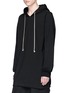 Front View - Click To Enlarge - RICK OWENS  - Cotton hoodie