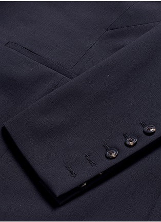 Detail View - Click To Enlarge - RICK OWENS  - Virgin wool soft tuxedo blazer