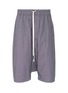 Main View - Click To Enlarge - RICK OWENS  - 'Pods' drop crotch poplin shorts