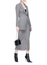 Figure View - Click To Enlarge - HELEN LEE - Check plaid blazer