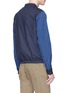 Back View - Click To Enlarge - SCOTCH & SODA - Stripe sleeve bomber shirt jacket