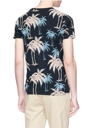 Back View - Click To Enlarge - SCOTCH & SODA - Palm tree print T-shirt