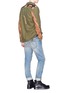 Figure View - Click To Enlarge - SCOTCH & SODA - 'Sun Up' palm tree embroidered contrast panel shirt jacket