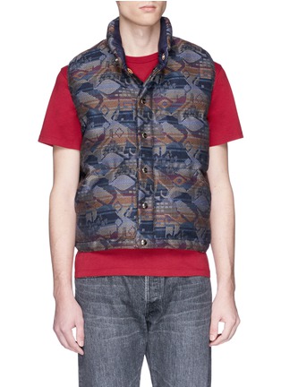 Main View - Click To Enlarge - 10017 - Wool twill down puffer vest