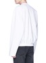 Back View - Click To Enlarge - VETEMENTS - Logo embroidered long sleeve T-shirt
