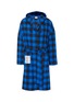 Main View - Click To Enlarge - VETEMENTS - Gingham check oversized unisex robe jacket