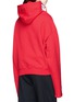Back View - Click To Enlarge - VETEMENTS - Extra long sleeve zip hoodie